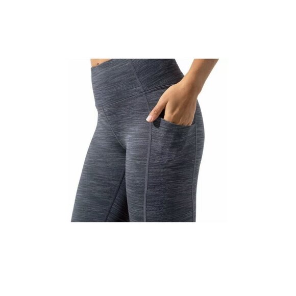 Mondetta Womens Large Blue Performance Luxury High‎ Waisted Full Length Leggings - Picture 4 of 10